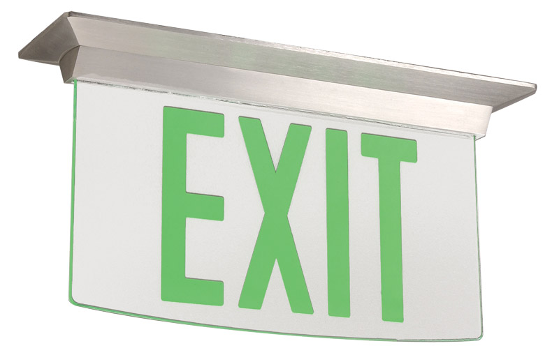 mullion mount exit sign